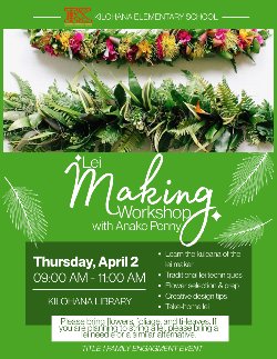 Lei Making Workshop